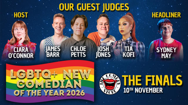 LGBTQ+ New Comedian of the Year 2026 - THE FINALS