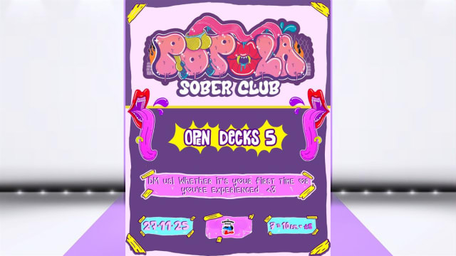 Popola Sober Club: Open Decks @ The common Press - London Queer, Sober, Diasporic Nightlife