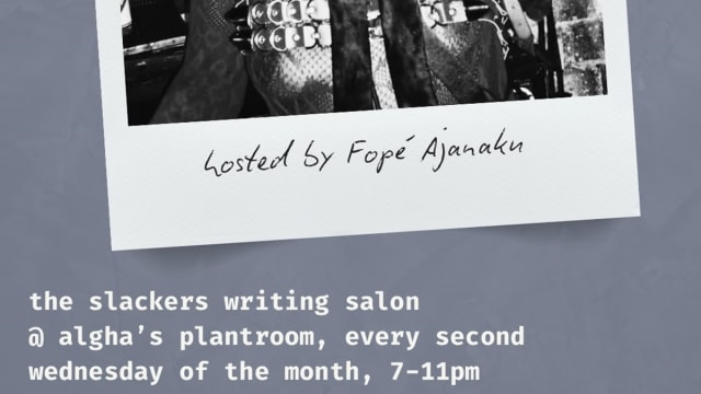 The Slacker's Writing Salon 001
