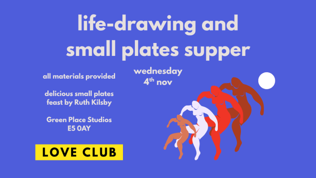 Life-Drawing with Small Plates Supper