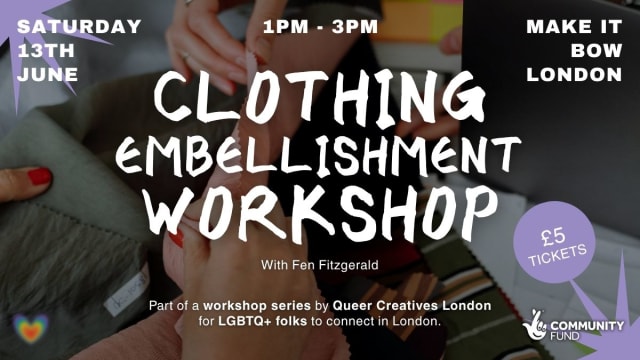 QCL Clothing Embellishment Workshop