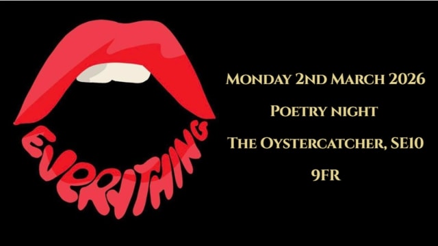 Everything Poetry Night: Monday 2nd March 2026!