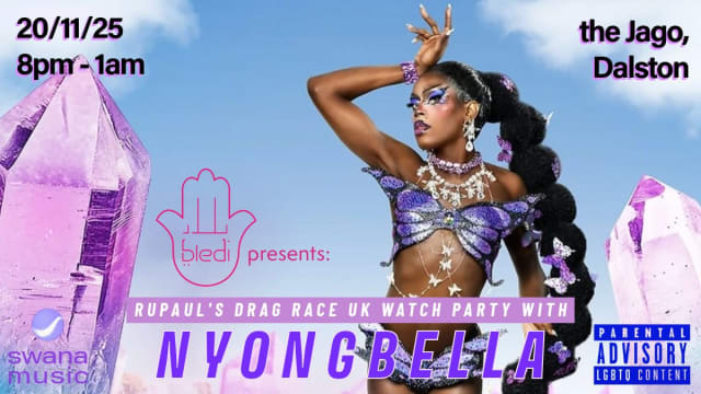 DRAG RACE UK WATCH PARTY WITH NYONGBELLA