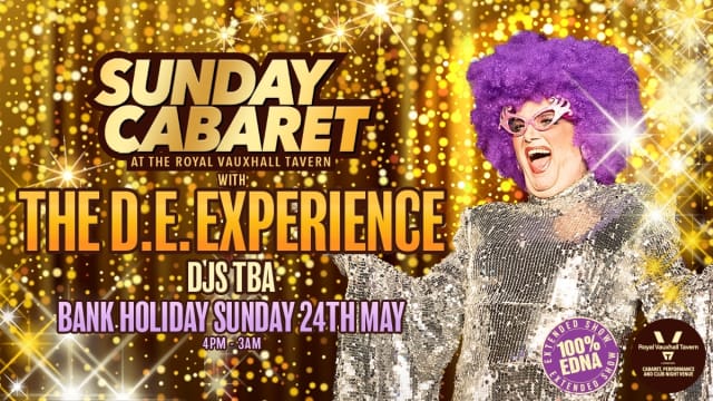 Bank Holiday Sunday Cabaret with The D.E. Experience 