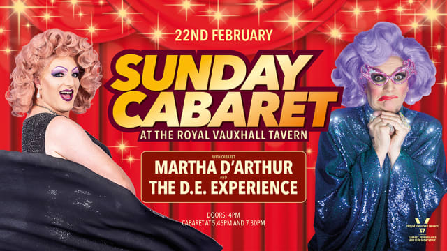 Sunday Cabaret with The D.E. Experience and Martha D'Arthur