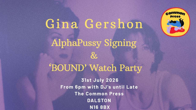 Gina Gershon AlphaPussy Signing & Bound Watch Party