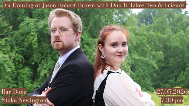 An Evening of Jason Robert Brown with Duo It Takes Two & Friends