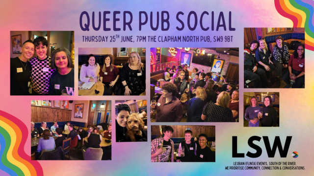 Lesbian (FLINTA) Queer Pub Social - Clapham North