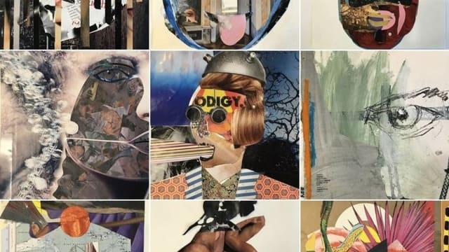 Self-Portrait Collage Workshop