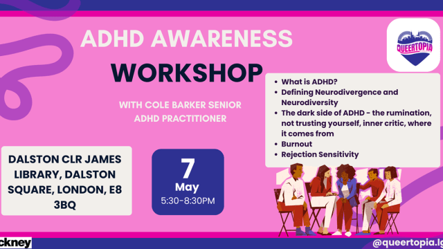   Share this event  ADHD Awareness Workshop Part 1