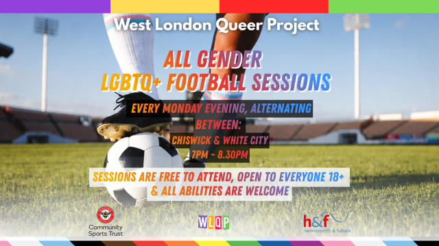 All Gender LGBTQ+ Football Sessions (White City)