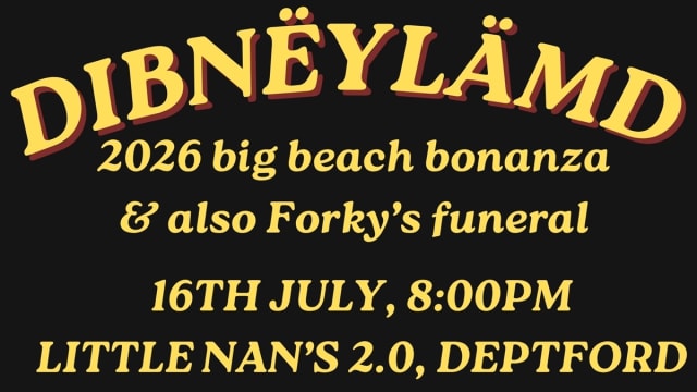 DIBNËYLÄMD: 2026 BIG BEACH BONANZA & also Forky's funeral