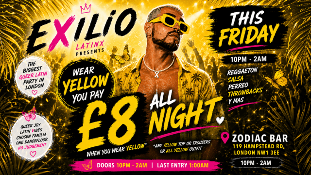 🌸 EXILIO — Friday Edition | Latin Party London 🌸