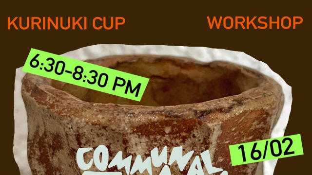 Communal Clay - Kurinuki Cup Workshop 
