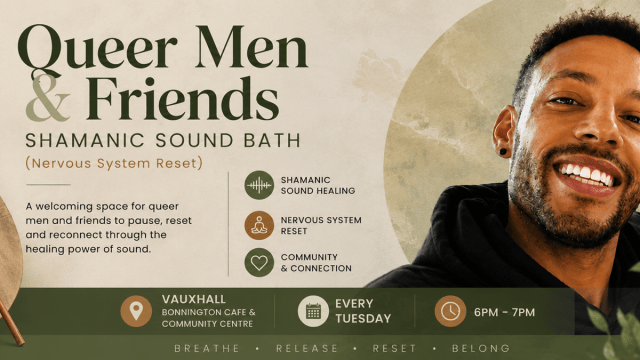 Queer Men & Friends - Shamanic Sound Bath (Nervous System Reset)