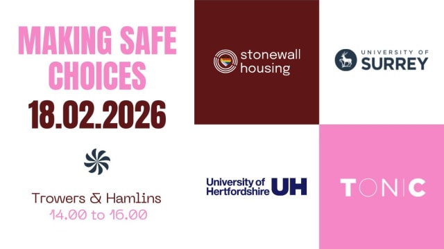 Making Safe Choices Summit: Shaping Inclusive Housing Resources for Older LGBTQ+ Londoners