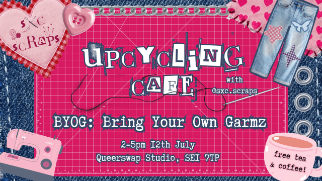 Upcycling Café with Sxc Scraps at QueerSwap Studio