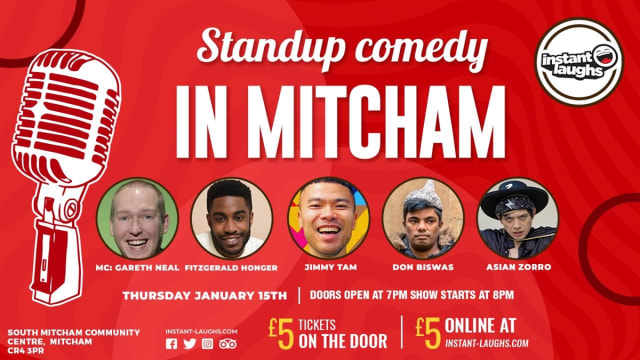 Stand up comedy in Mitcham