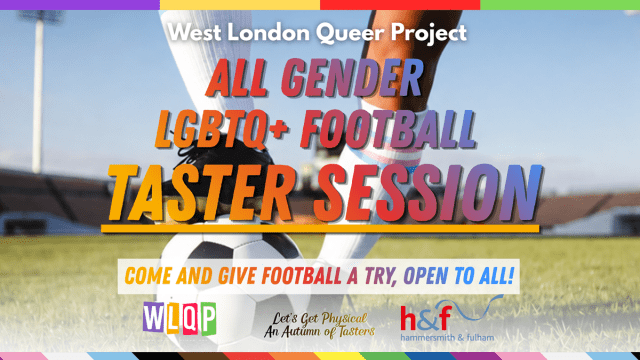 All Gender LGBTQ+ Football Taster Sessions