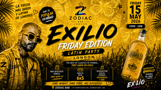 🌸 EXILIO — Friday Edition | Latin Party London 🌸