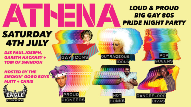 Athenas+Big+Gay+80s+Pride+Night+Party+at+The+Eagle