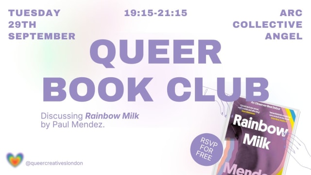QCL Book Club: Rainbow Milk by Paul Mendez