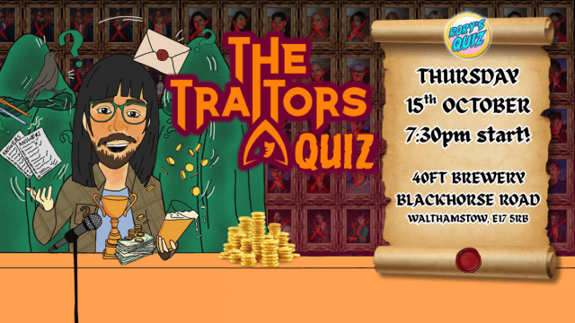 RORY'S QUIZ - TRAITORS QUIZ (And Watch-Along)!