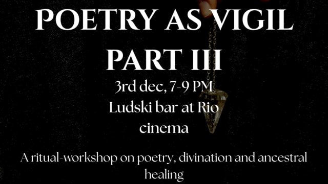 Queer Spellcasting: poetry as vigil