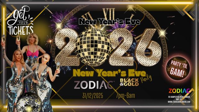 New Year's Eve at Zodiac! (ACCESS TO BOTH FLOORS)