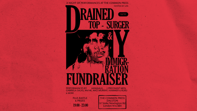 DRAINED: A Fundraiser & Performance Night