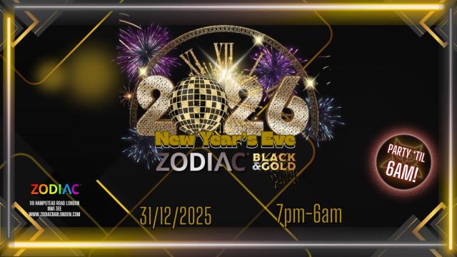 New Year's Eve at Zodiac!