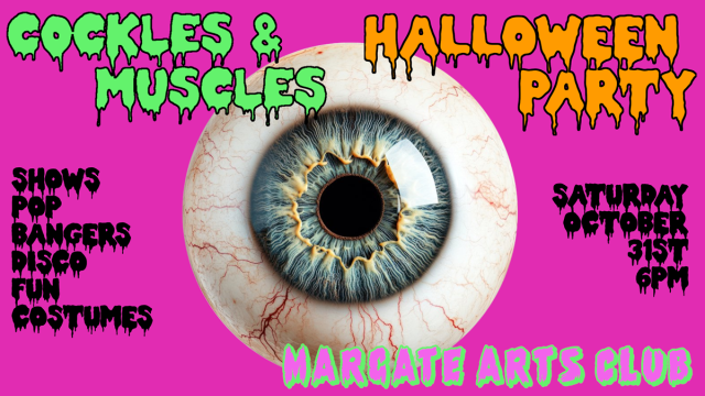 cockles and muscles halloween party Oct 31st
