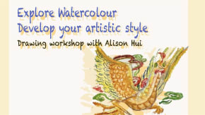 Explore Watercolour Develop your Artistic Style Drawing Workshop by Alison Hui tickets