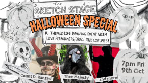 The Sketch Stage: Life drawing event -  Halloween Special!   tickets