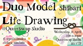 Duo Model Shibari Life Drawing @ QueerSwap Studio tickets