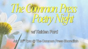 The Common Press Poetry Night w/ Kaiden Ford tickets