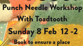 Punch Needle Workshop with Toadtooth tickets