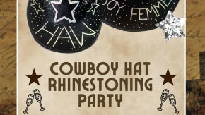 Cowboy Hat Rhinestoning workshop tickets