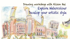 Explore Watercolour Develop your Artistic Style Drawing Workshop by Alison Hui tickets