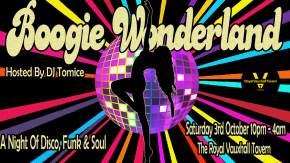 BOOGIE WONDERLAND AT THE RVT tickets
