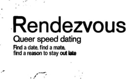 Rendezvous - Achillean Speed Dating - aged 30+ tickets