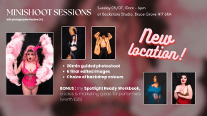 MINISHOOT SESSIONS with Pauline Di S. at Backstairs Studio (N17) tickets