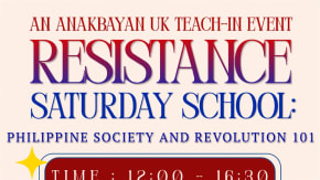 Resistance Saturday School: Philippine Society and Revolution 101 tickets