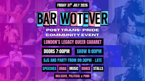 BAR WOTEVER: POST TRANS+ PRIDE COMMUNITY EVENT tickets