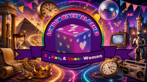 London Bisexual Women Games, Snacks & Wine Night: Time Warp 🕰️🏛️🪩 tickets