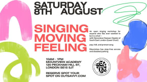 SINGING MOVING FEELING - Open Singing Workshop with South East London Queer Choir tickets