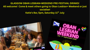 Glasgow - Oban Lesbian+ Weekend Pre-Festival Meet at Katie's tickets