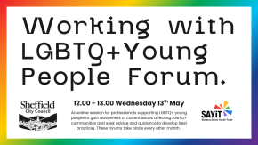 Working with LGBTQ+ Young People Forum - 13th May tickets