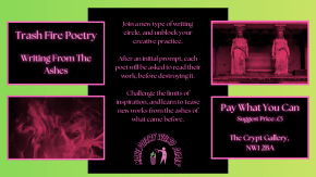 Trash Fire Poetry - Writing from the ashes - part of Hold Space Poetry Festival tickets