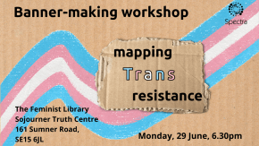 Banner-making workshop for Pride tickets